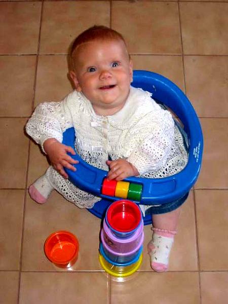 0-14.JPG - At the age of less than one, Kika needed support to sit up.