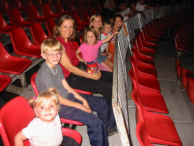 2-27.JPG - After singing, we went to a circus. A special treat for Kika's birthday.