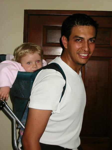 3-05.JPG - Taking a ride with a friend, Miguel.