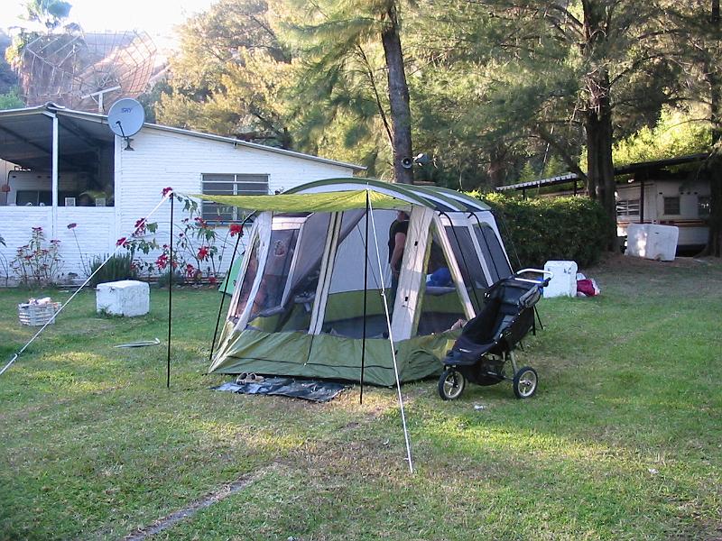 6-16.JPG - Our new family tent on its first official camp out!