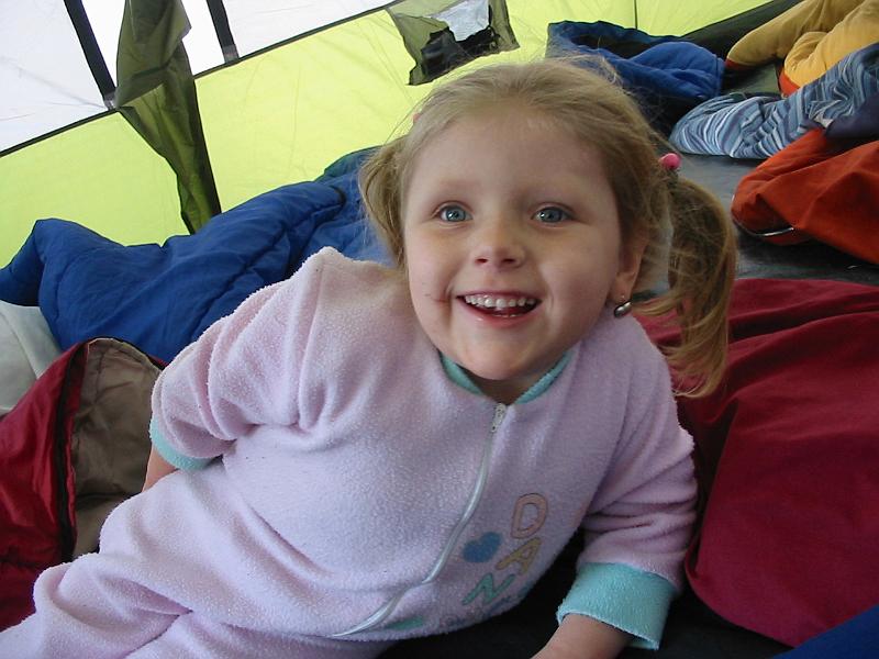 6-17.JPG - Snug as a bug inside the tent.